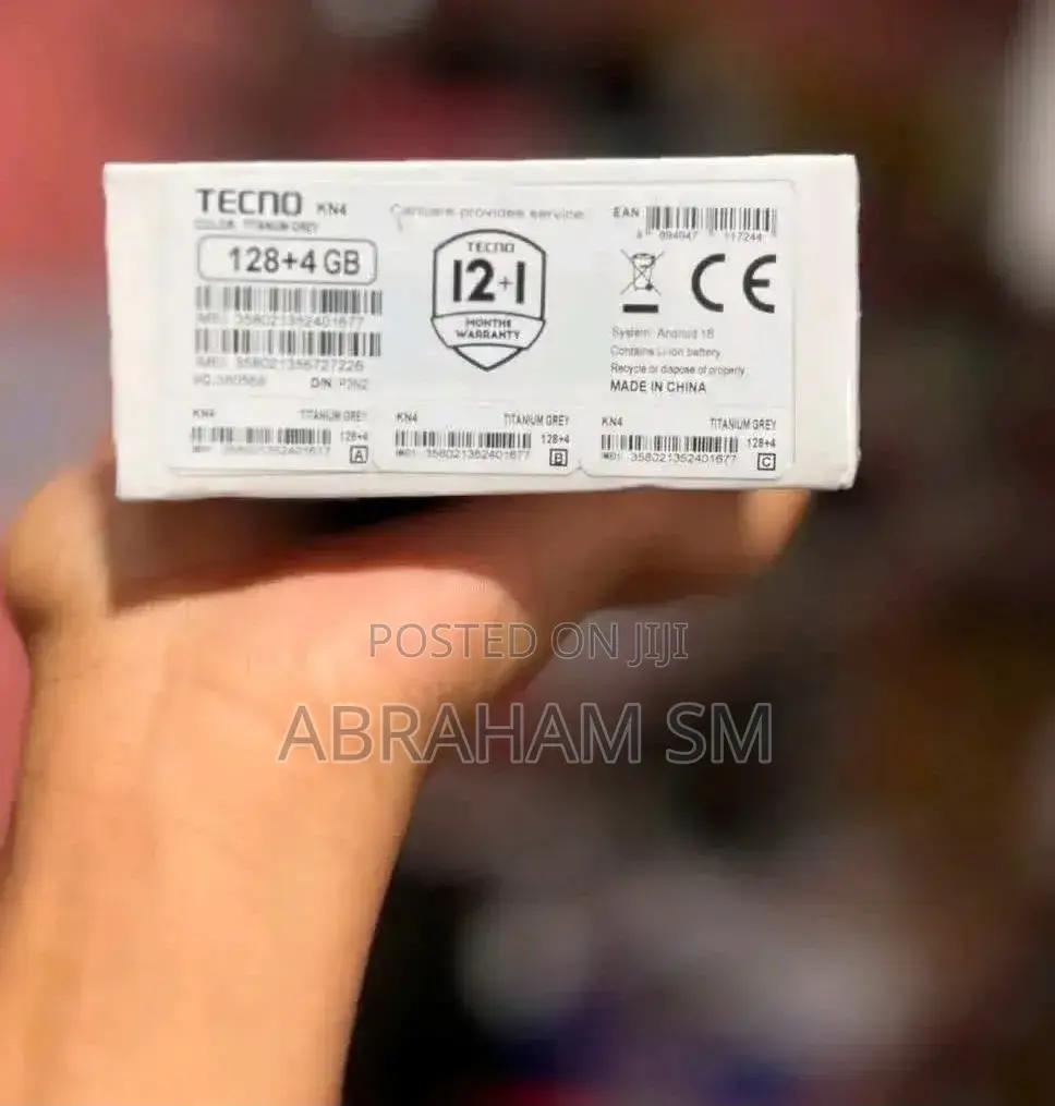 New Tecno Spark 50 128 GB Black