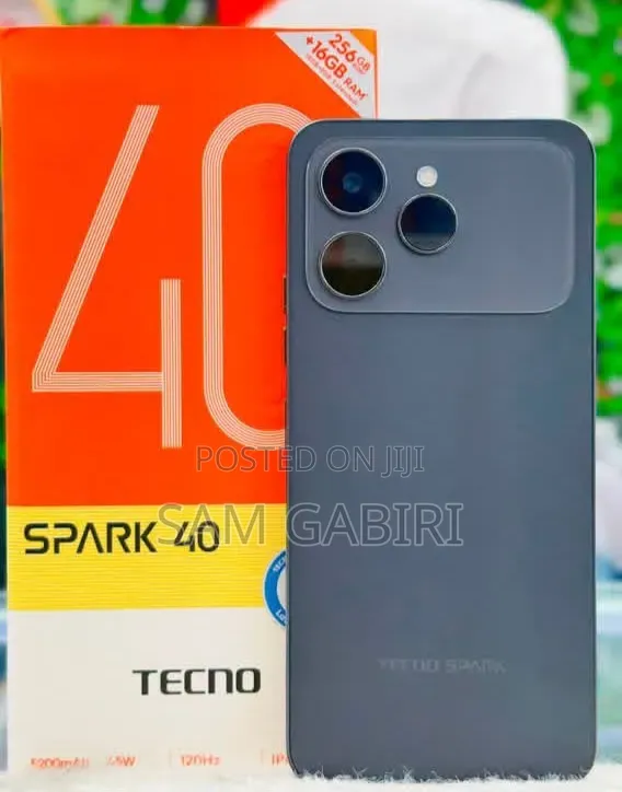 New Tecno Spark 40 128 GB Gray