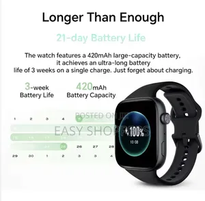 HONOR Watch X5i Smart Watch 1.97 Inches 21-Day Battery Life