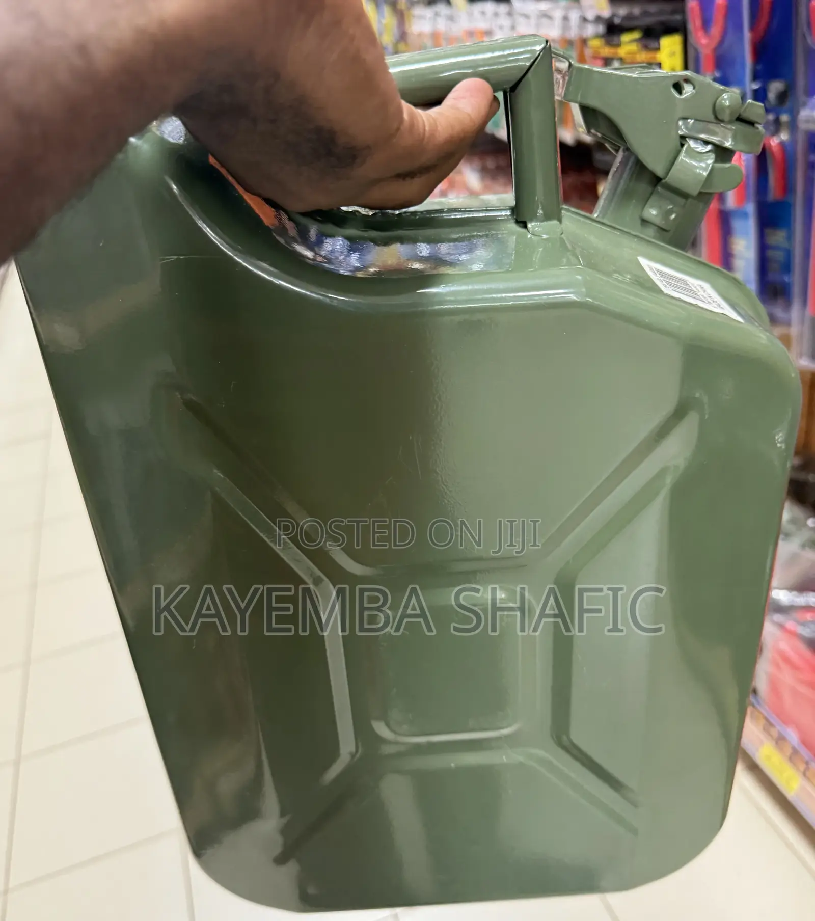10L Metal Fuel Jerry Can - Heavy Duty Storage Tank for Petrol