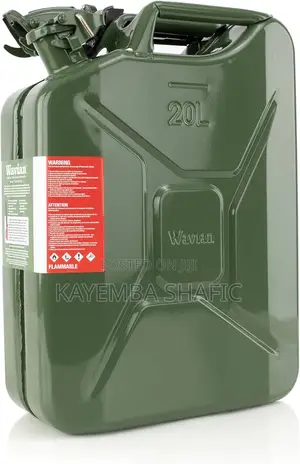 Wavian 20L Metal Fuel Jerry Can - Heavy Duty Military Grade