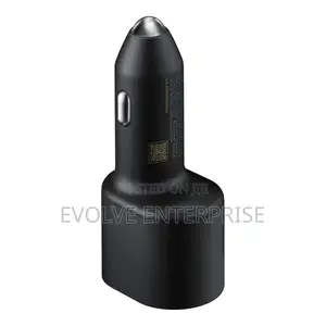 Samsung Original Fast Dual Car Charger (45W+15W) | USB-C USB-A Ports