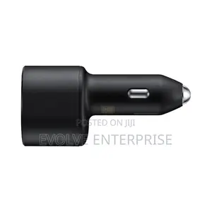 Samsung Original Fast Dual Car Charger (45W+15W) | USB-C USB-A Ports