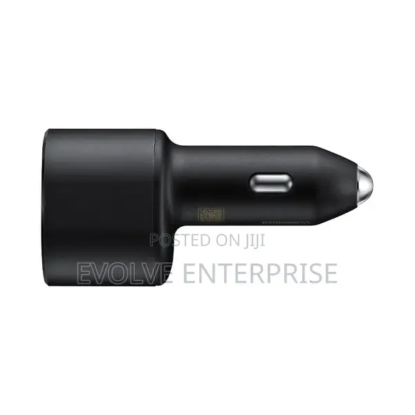 Samsung Original Fast Dual Car Charger (45W+15W) | USB-C USB-A Ports