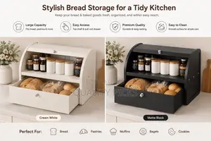 2 Tier BreadBox