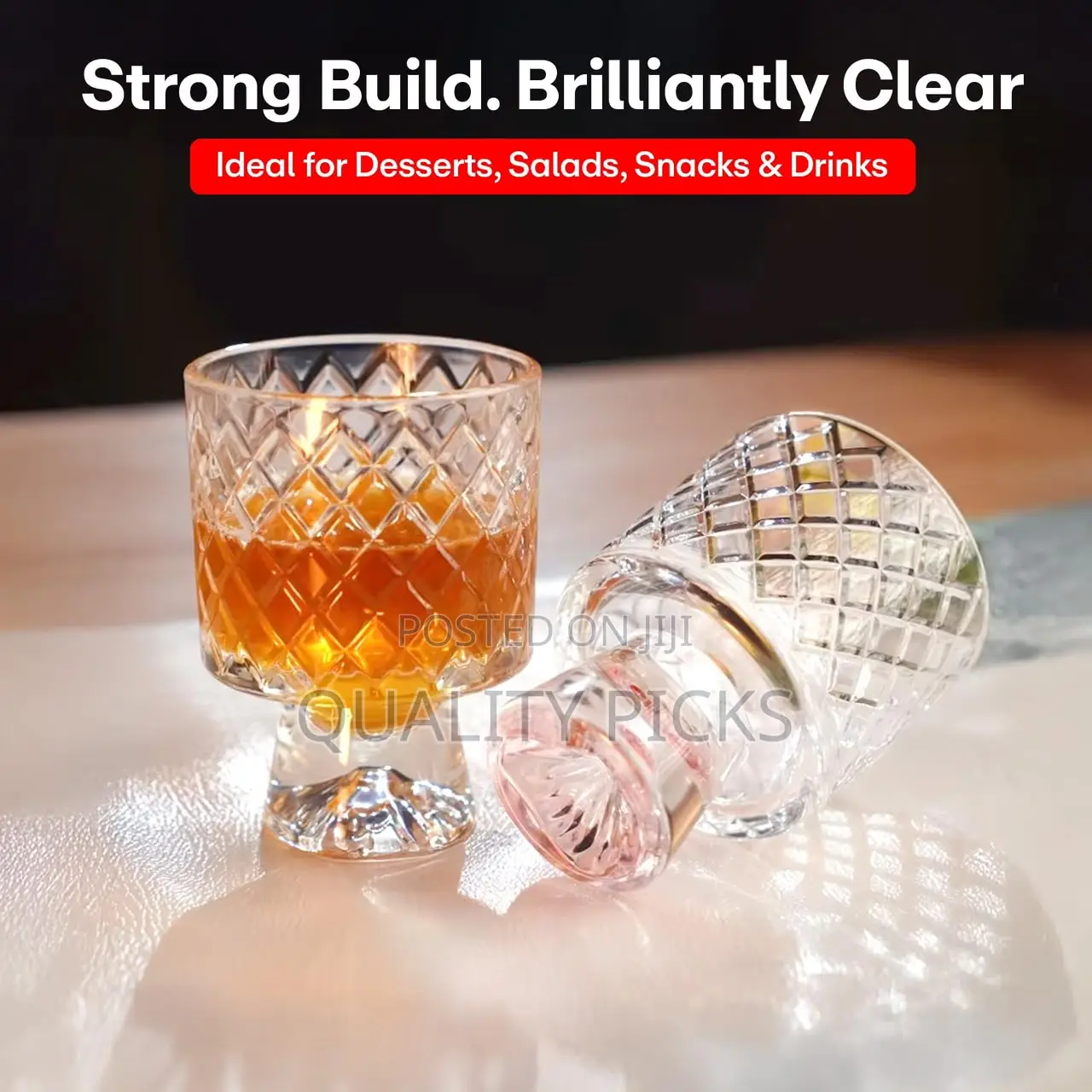 Elegant Mountain Crystal Glass