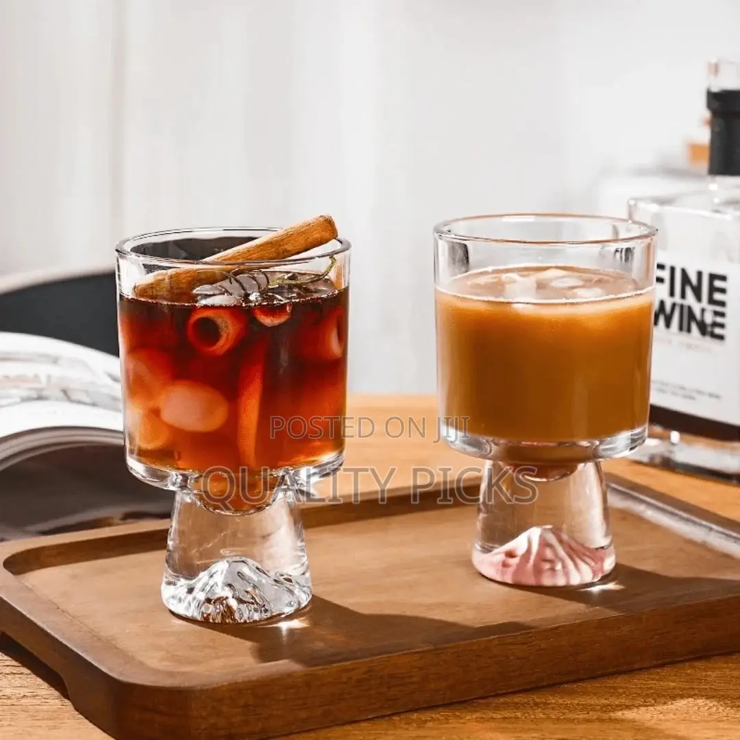 Elegant Mountain Crystal Glass