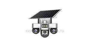 V380 Pro 3-Lens Solar Powered PTZ Security Camera