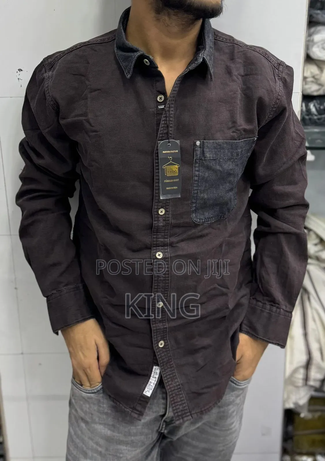 Sj Pocket Denim Shirt