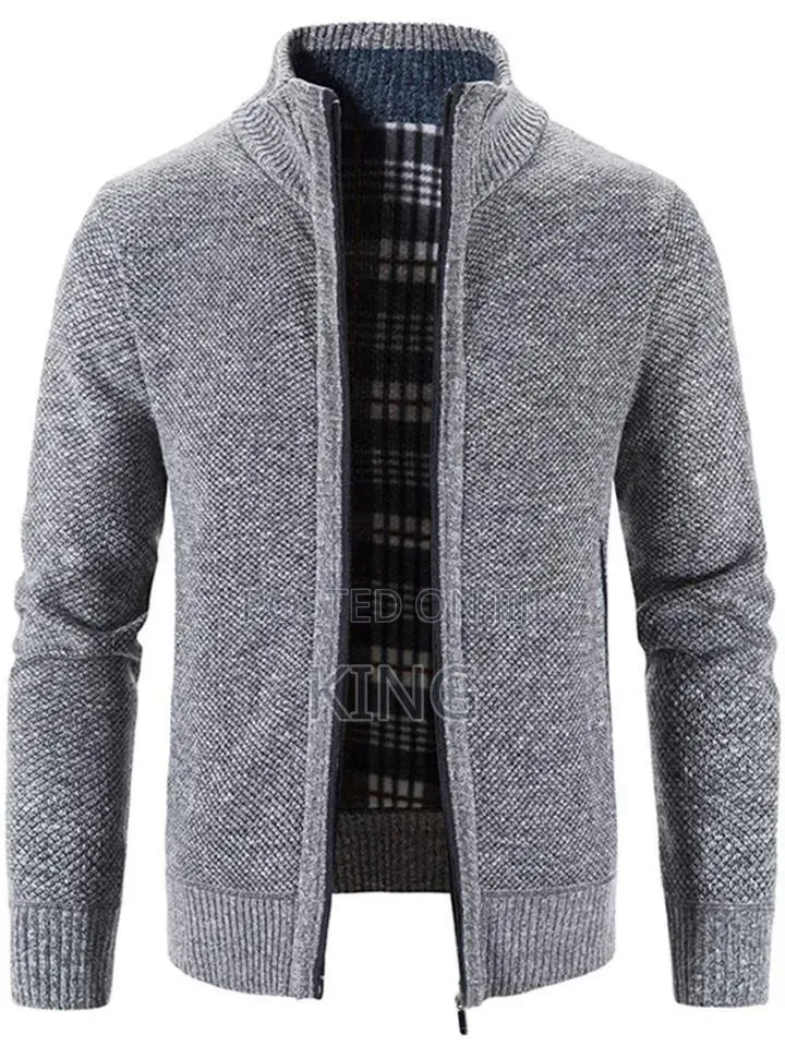Disimlarl Wool Keeps Warm Zipper Cardigan. Office Sweater