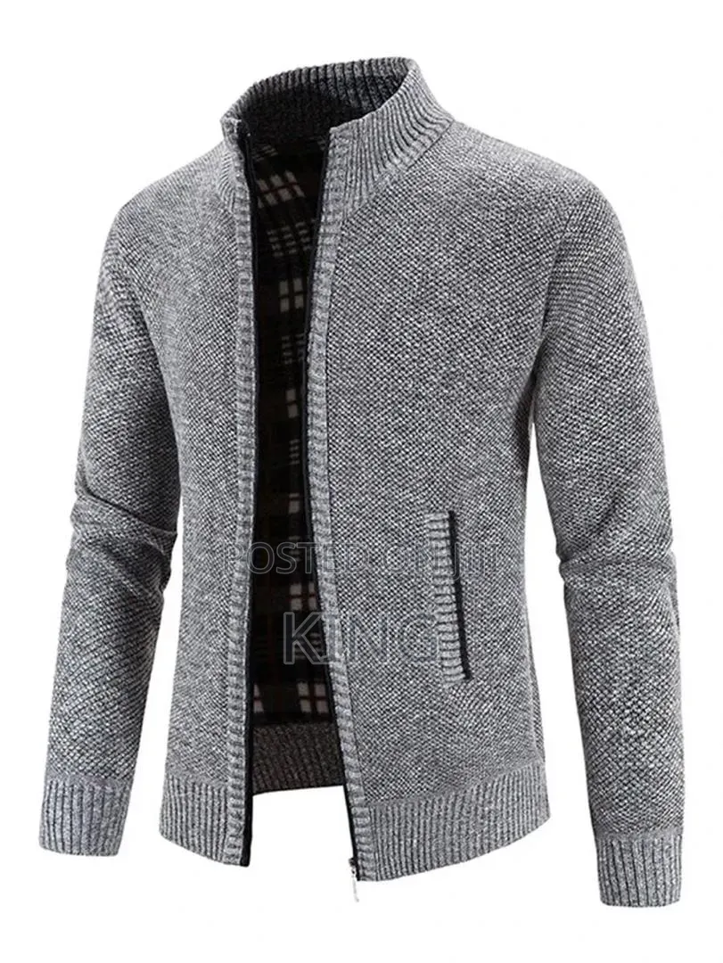 Disimlarl Wool Keeps Warm Zipper Cardigan. Office Sweater