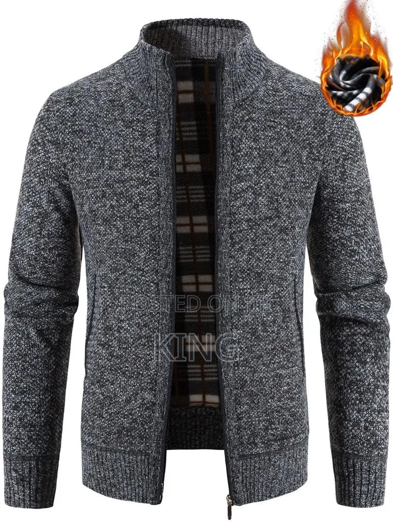 Disimlarl Wool Keeps Warm Zipper Cardigan. Office Sweater