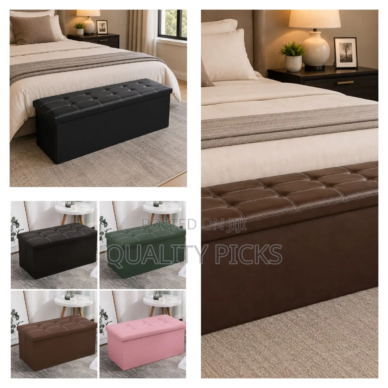 Multi Coloured Ottoman/ Bench
