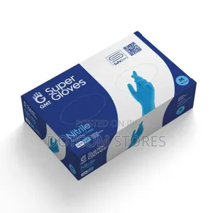 Super GMT Blue Nitrile Powder-Free Medical Examination Gloves