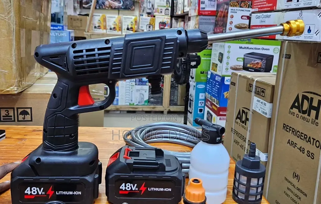 48V Cordless Pressure Washer Gun Sprayer - 2 Batteries