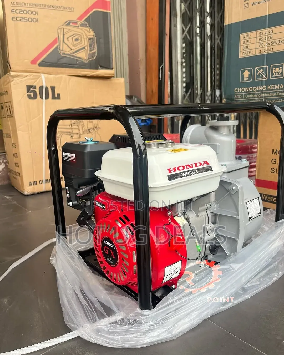 Honda 3-Inch Gasoline Water Pump - Petrol Engine Irrigation Pump