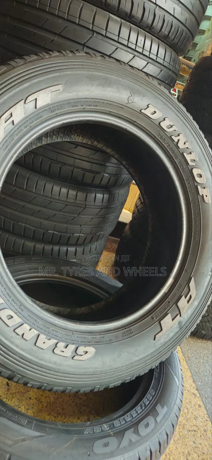 265 60 R18 Dunlop the More U Use It the Stronger It Becomes
