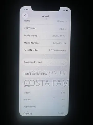 Apple iPhone 11 Pro 64 GB Silver