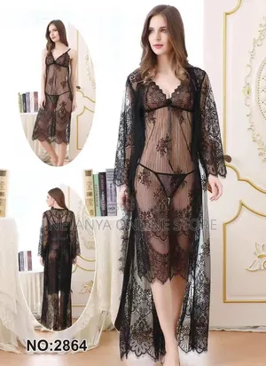 Women's Long Night Dress With Gown