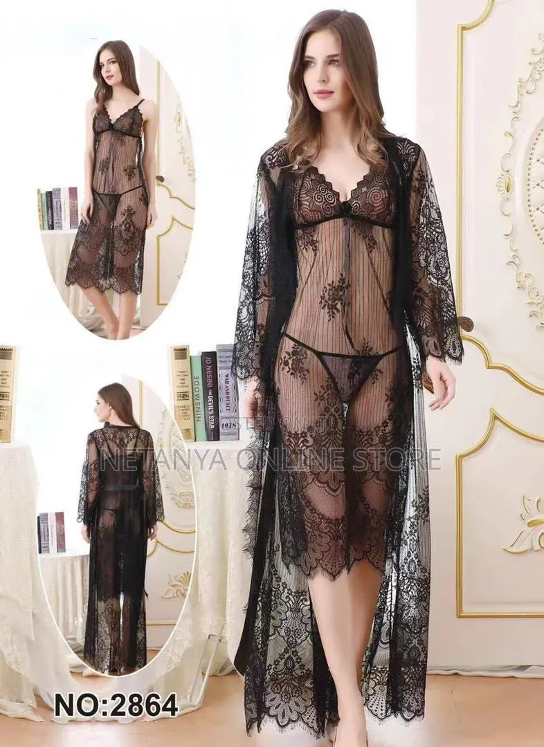 Women's Long Night Dress With Gown