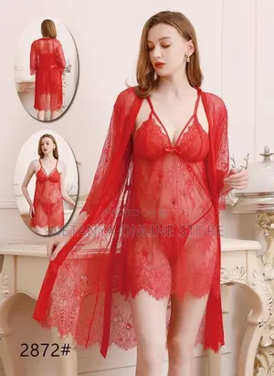 3pc Womens Lingerie and Night Wear Set