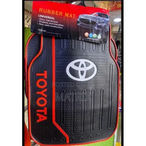 Universal Toyota Rubber Car Floor Mats – All-Weather Protection Set