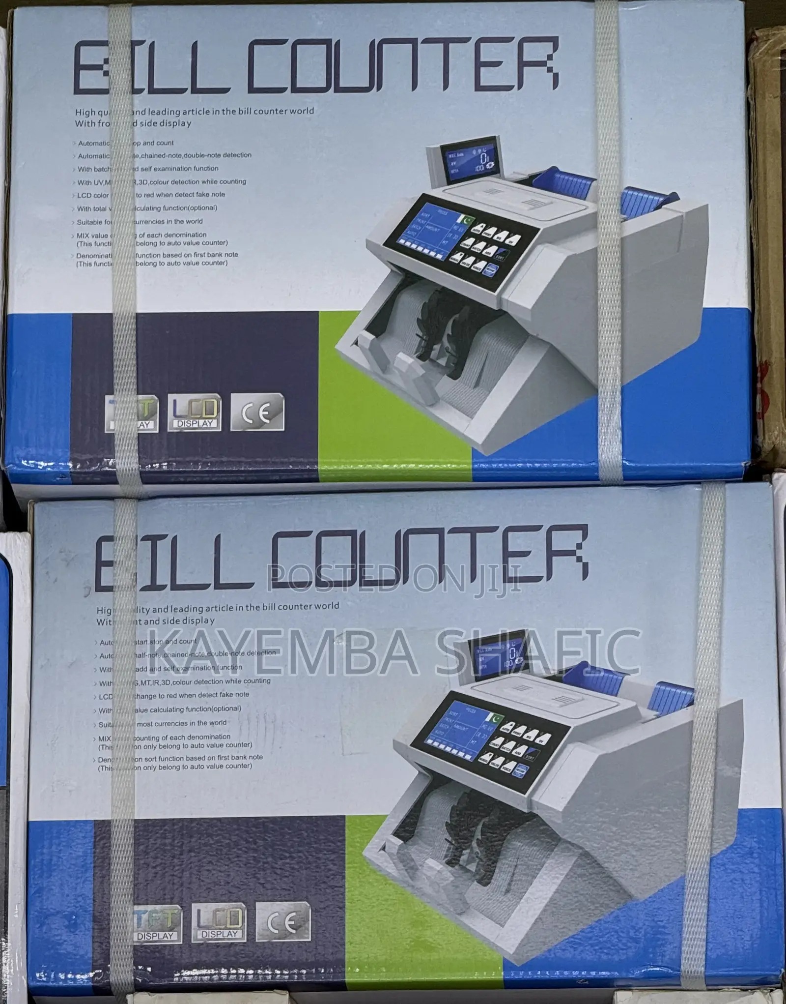 Heavy Duty Multi-Currency Bill Counter Machine With Fake Detector