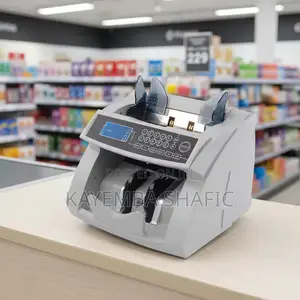 Heavy Duty Vertical Money Counting Machine Fake Note Detector