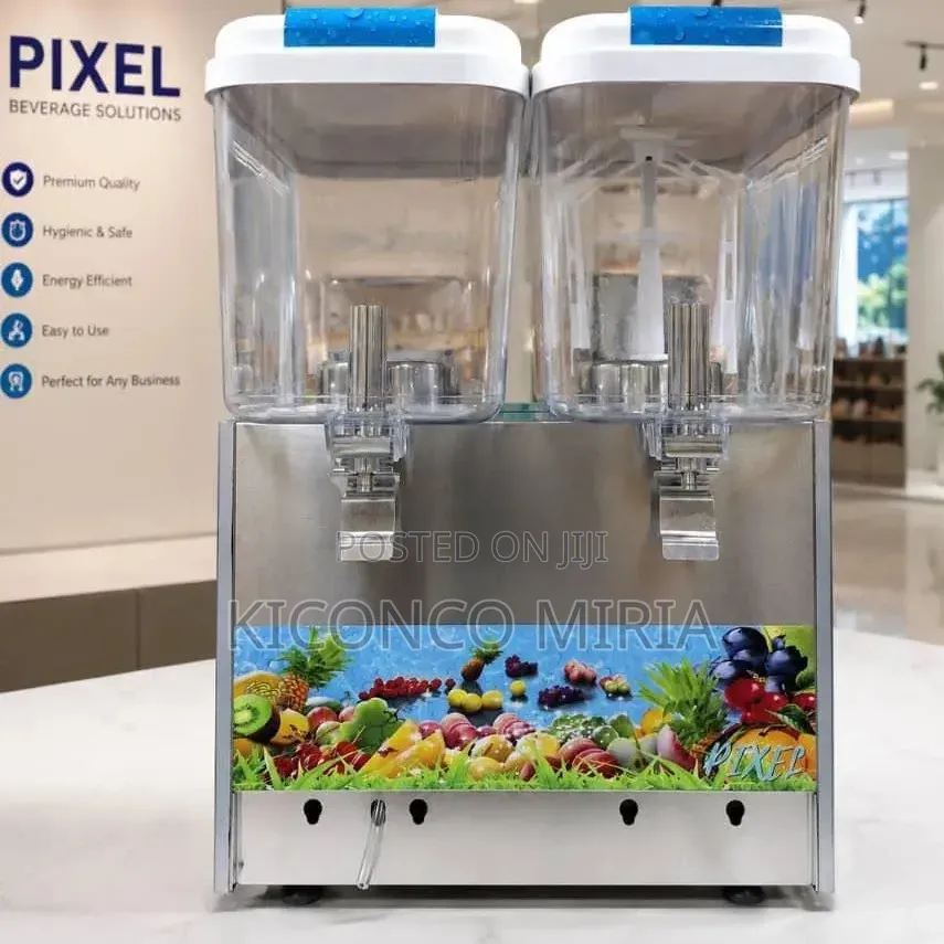 Pixel Beverage Solutions Double-Tank Commercial Juice Dispenser