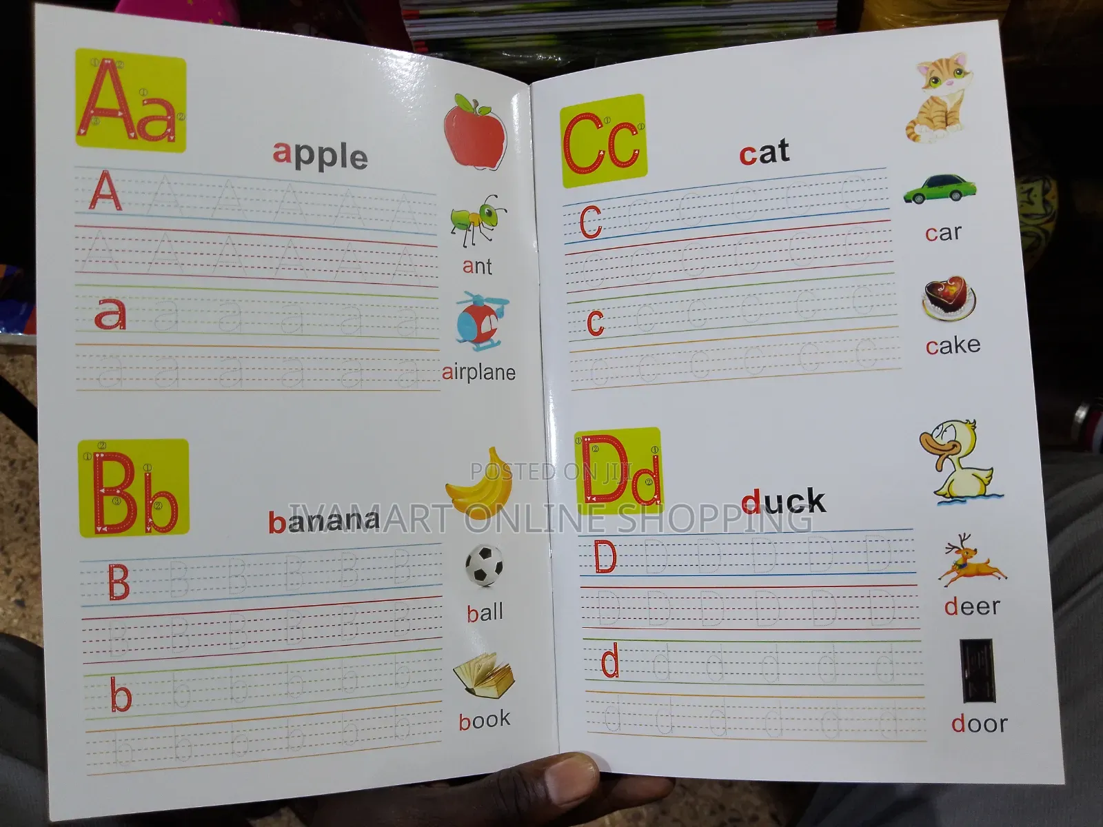 Alphabet English Book for Kids - Write Erase Book With Pen