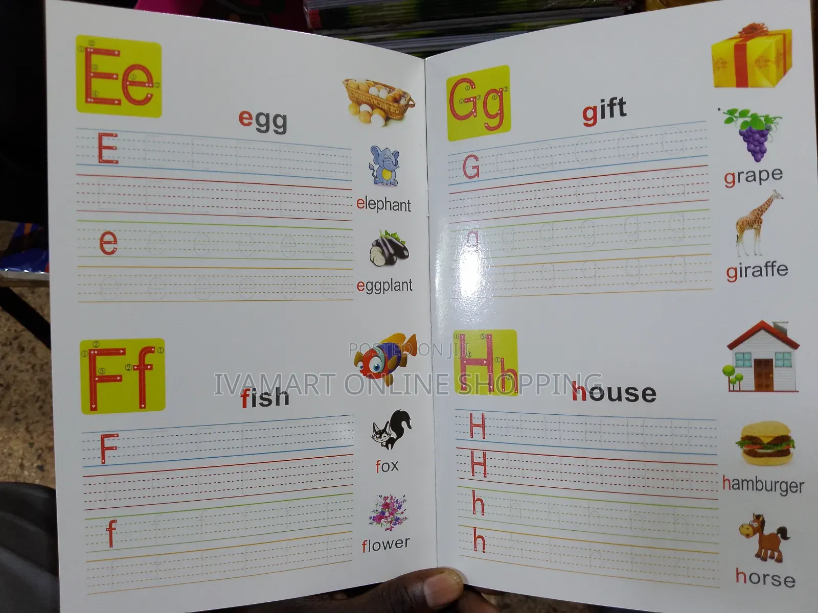 Alphabet English Book for Kids - Write Erase Book With Pen