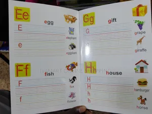 Alphabet English Book for Kids - Write Erase Book With Pen