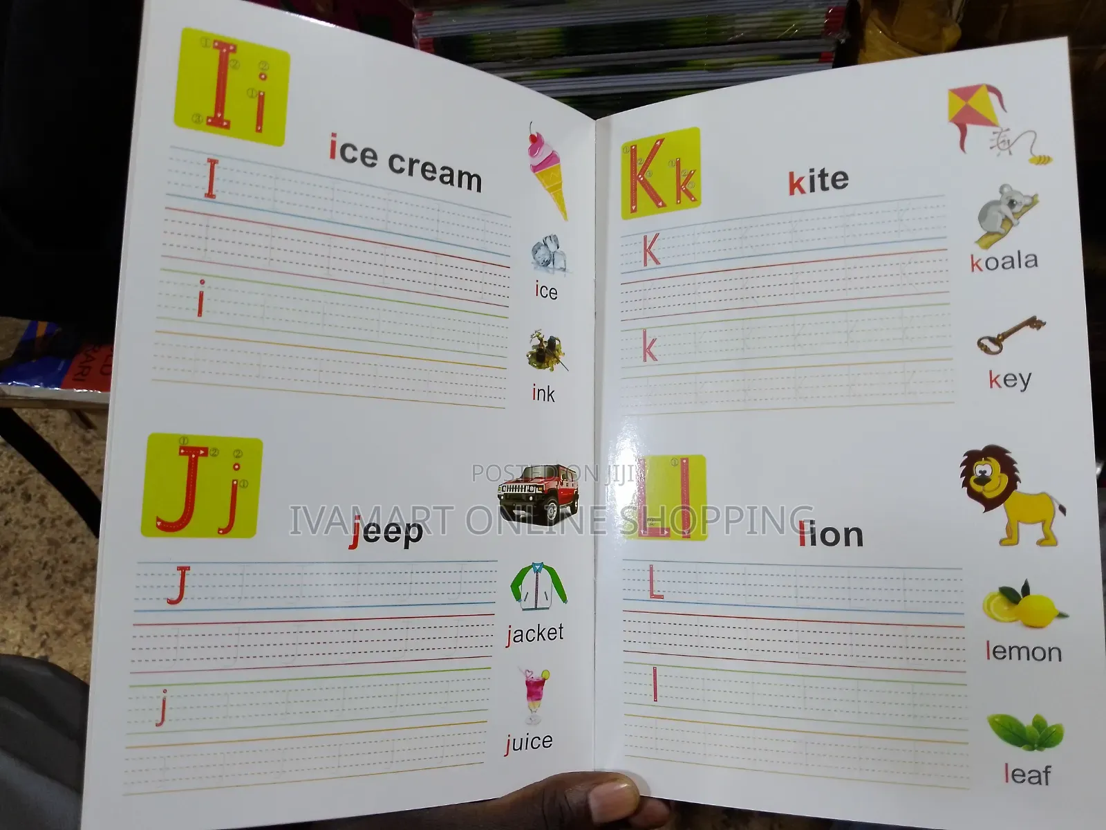 Alphabet English Book for Kids - Write Erase Book With Pen