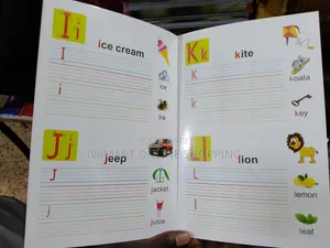 Alphabet English Book for Kids - Write Erase Book With Pen