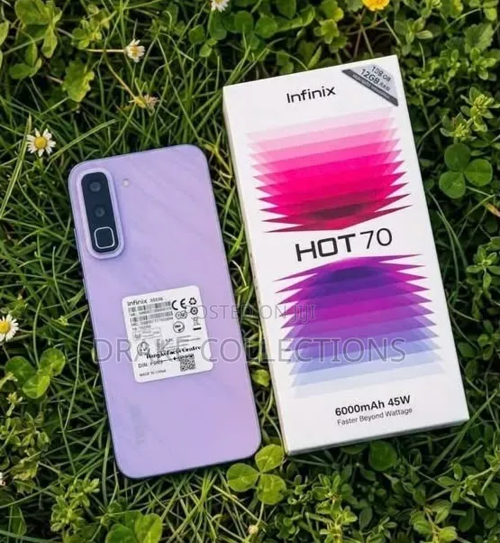 New Infinix Hot 70 256 GB Purple
