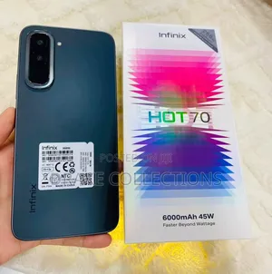 New Infinix Hot 70 128 GB Black
