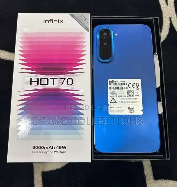 New Infinix Hot 70 256 GB Blue