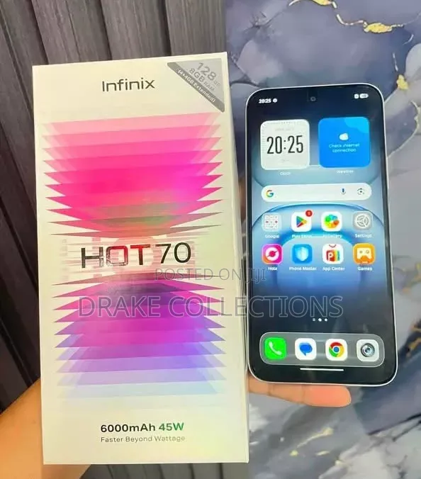 New Infinix Hot 70 256 GB Black