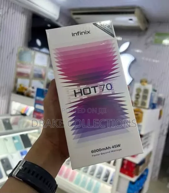 New Infinix Hot 70 256 GB Black