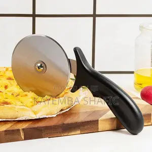 Stainless Steel Rolling Pizza Cutter Wheel Slicer With Comfort Grip