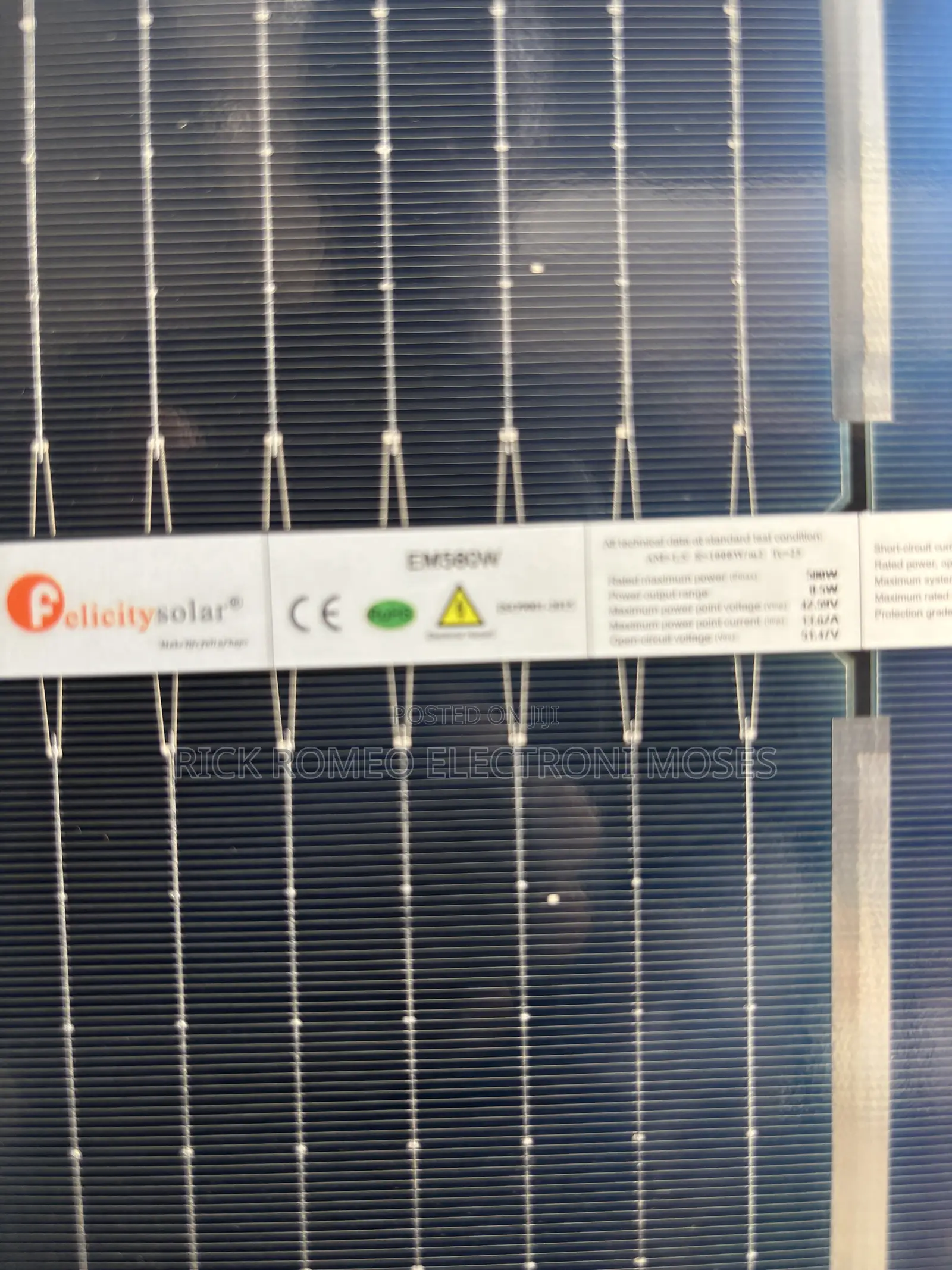 580w Mono Crystalline Solar Panels