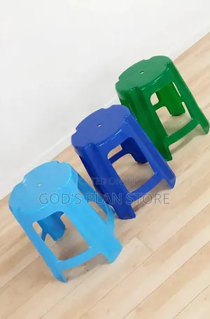 Round Blue Plastic Stools Round Plastic Stools