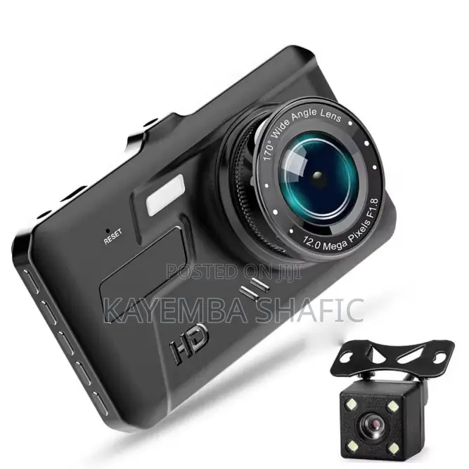 Dual Lens Car Dash Cam Front and Rear HD 1080P Security Camera
