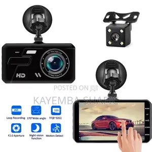 Dual Lens Car Dash Cam Front and Rear HD 1080P Security Camera