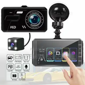 Dual Lens Car Dash Cam Front and Rear HD 1080P Security Camera