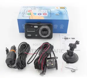 Dual Lens Car Dash Cam Front and Rear HD 1080P Security Camera