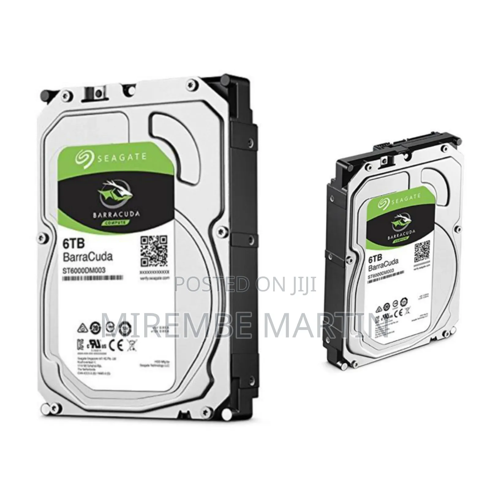 SEAGATE Barracuda Internal Hard Drive 6TB Desktop HDD SATA 6Gb/S 256