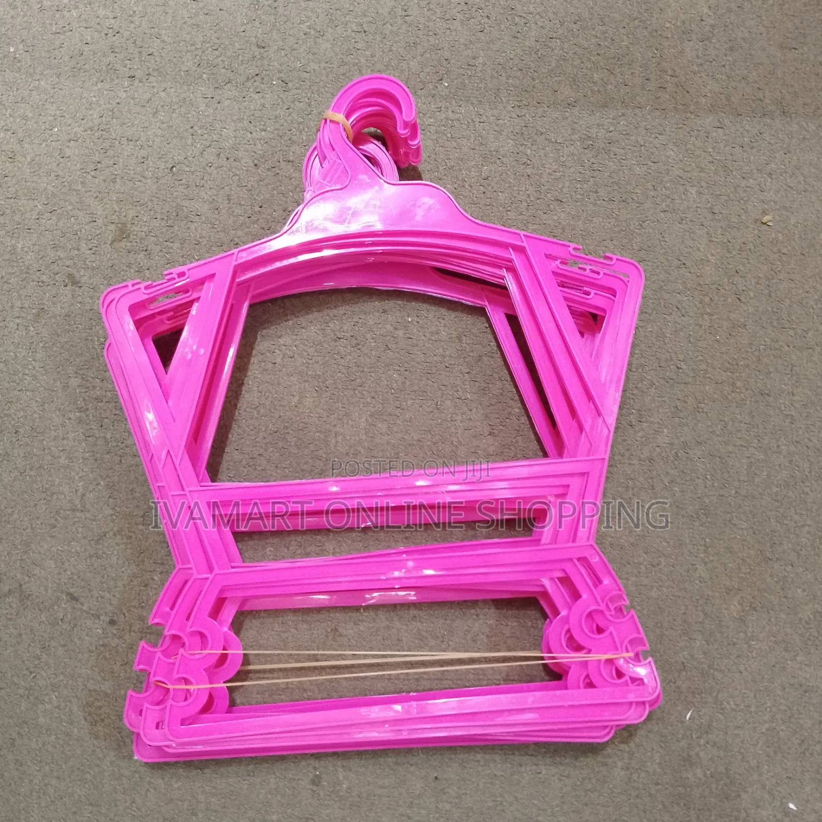 Kids Hangers Hexagonal Shaped ( 12 PCS ) - Medium Size