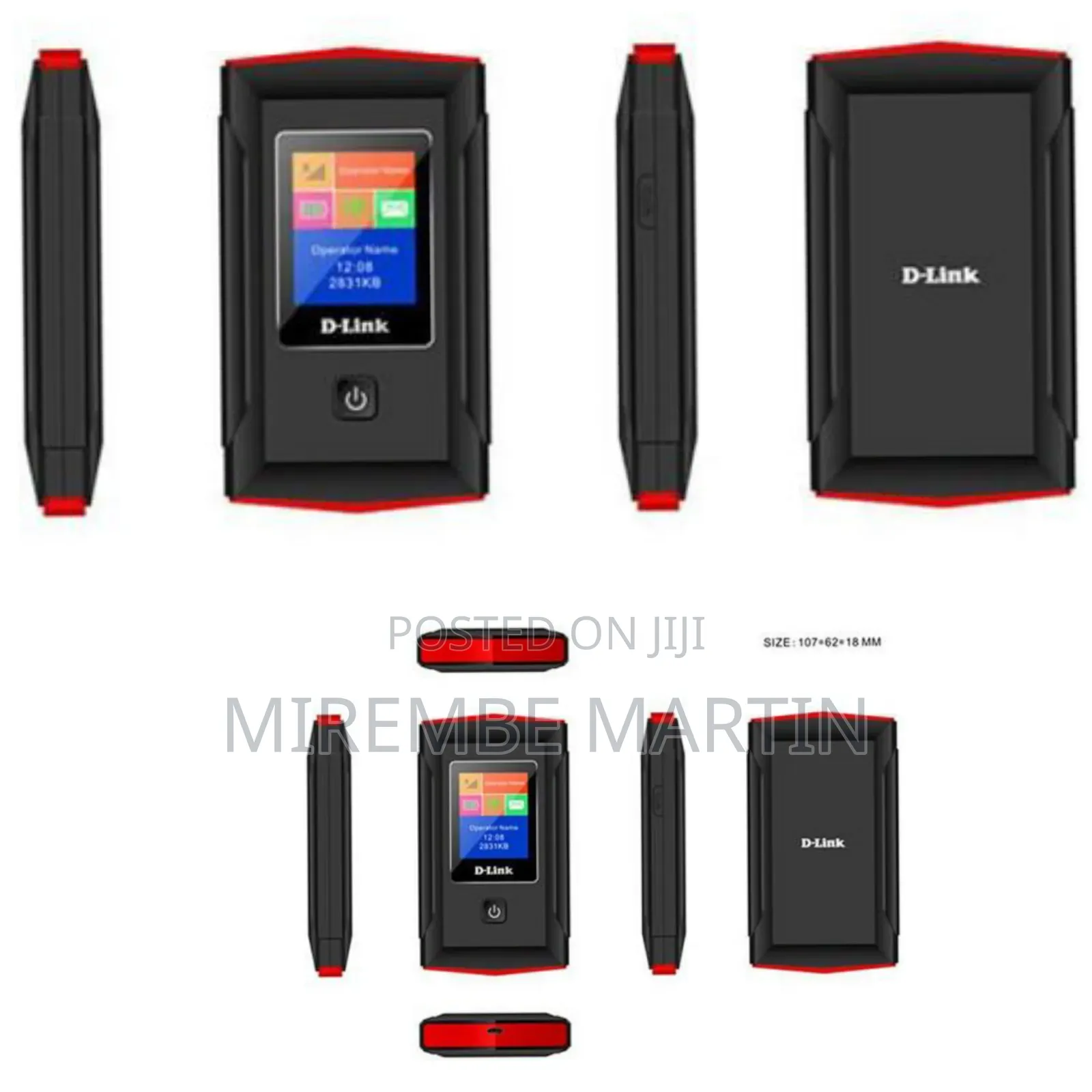 D-Link DWR-932M Mobile Router, 4g/Lte Wi-Fi, Up to 150Mbps, USIM