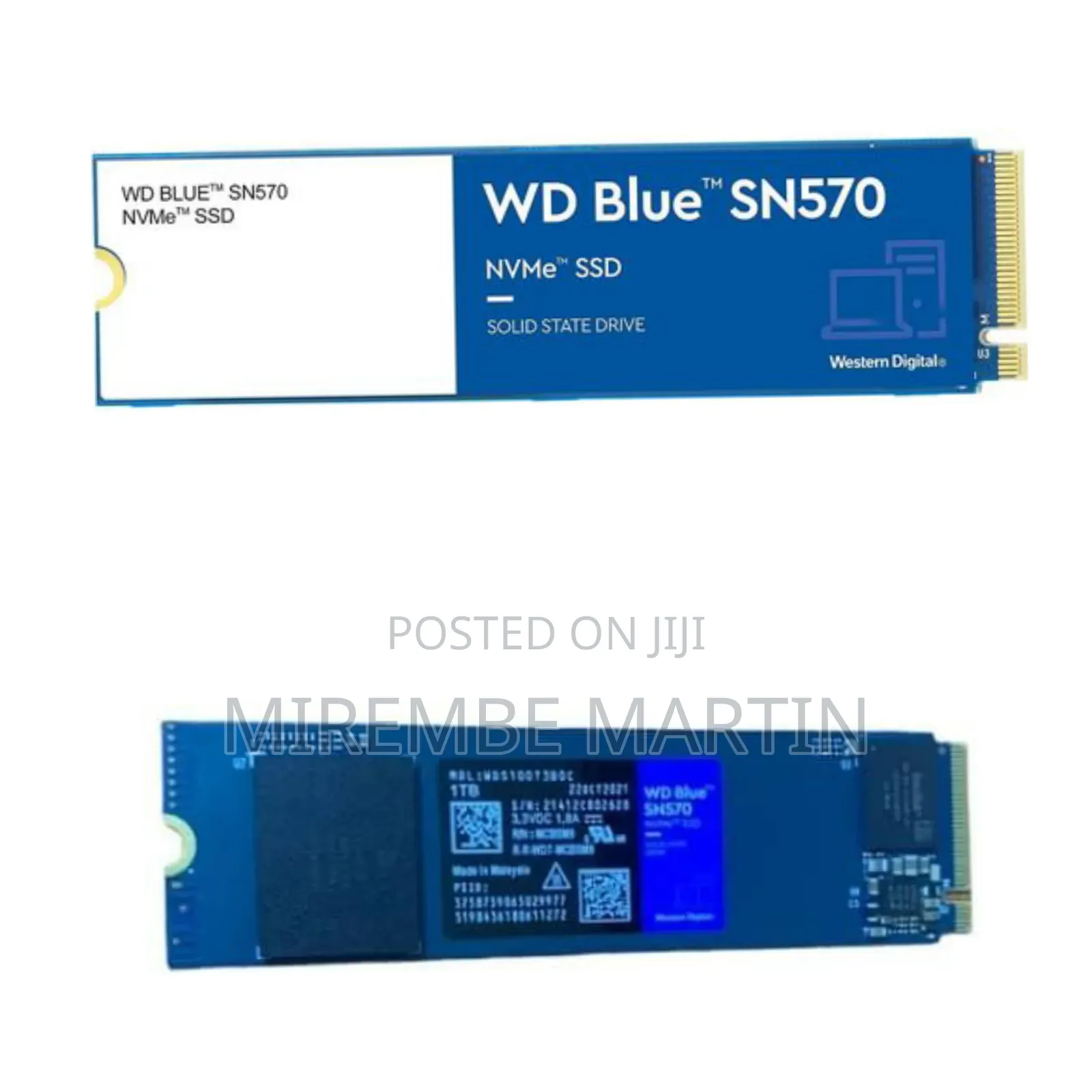 Western Digital 1TB WD Blue SN570 NVMe Internal Solid State Drive SSD